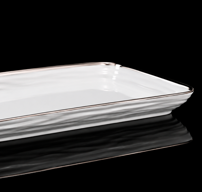 Bandeja Premium Porcelana de lujo | Colección Origen | Porcelana de alta calidad | Edición limitada