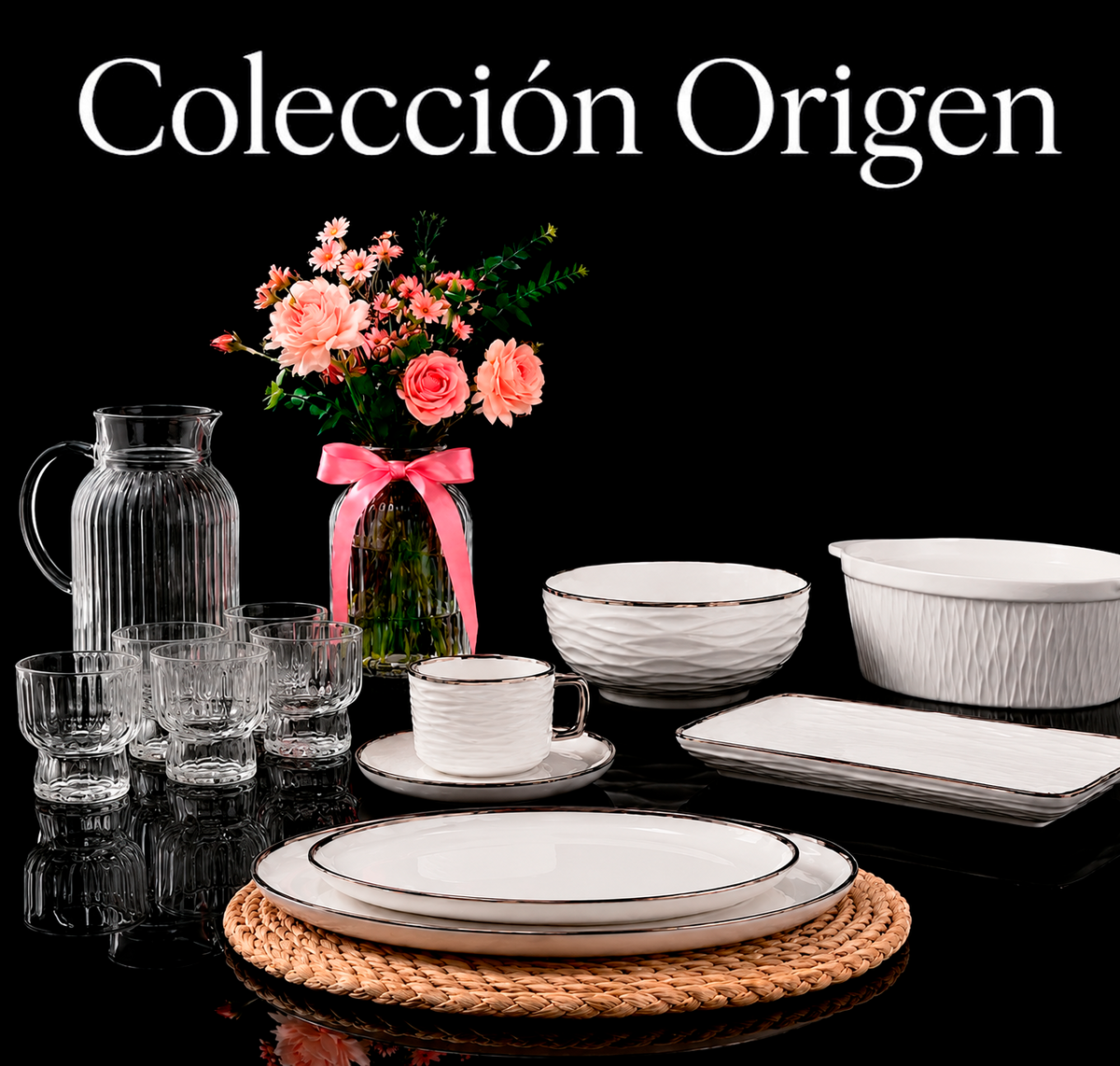 Colección Origen | Premiun |  Colección completa | Porcelana de alta calidad | Lujo y estilo |  Edicion limitada