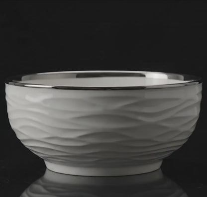 Plato hondo | Porcelana de lujo |  Colección Origen | Porcelana de alta calidad |  Edición limitada